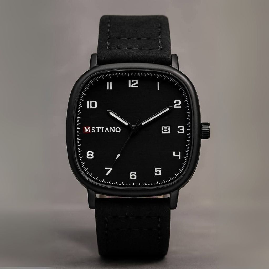 “MSTIANQ” Leather Strap Luxury Watch