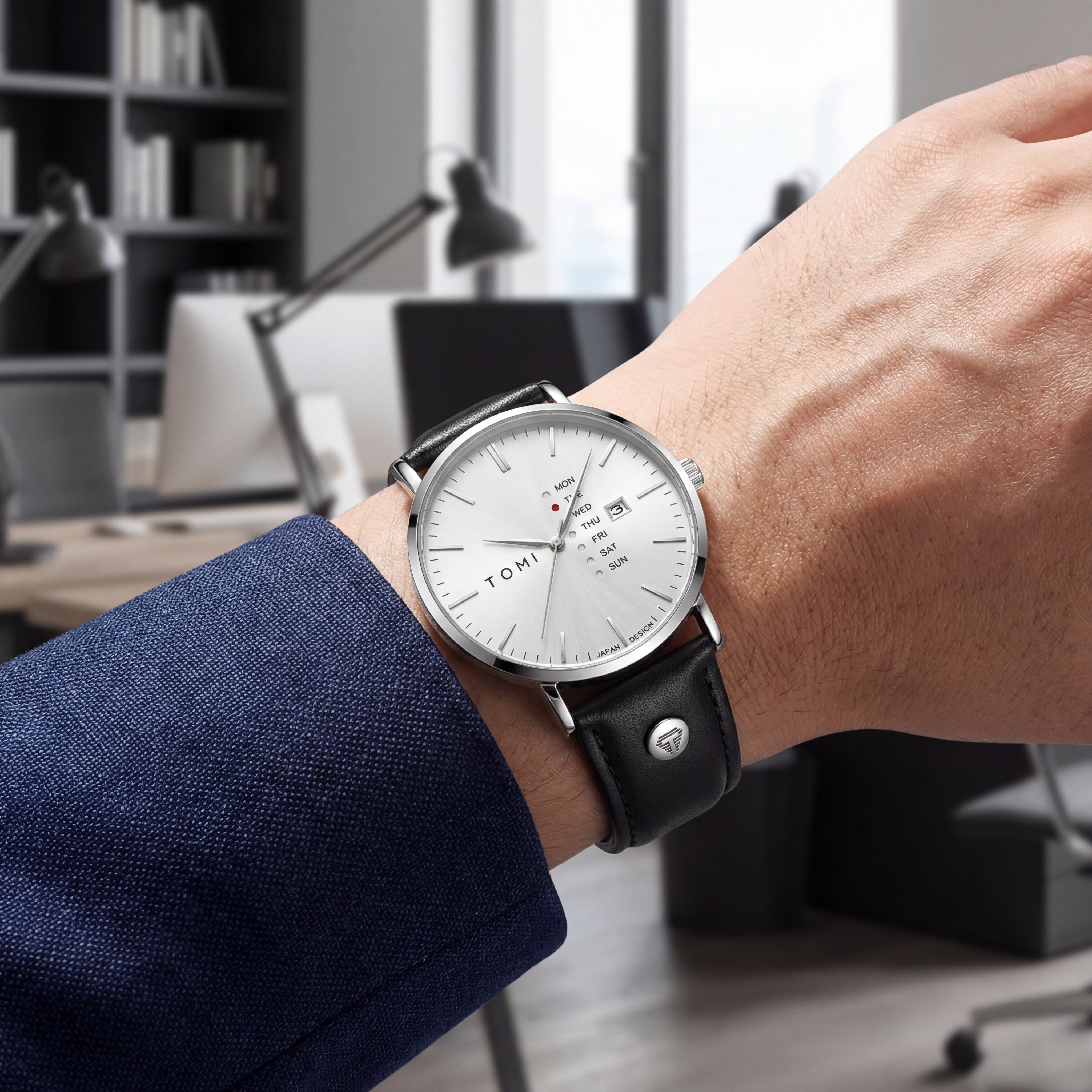 TOMI Prime Sleek Minimalist Quartz Watch