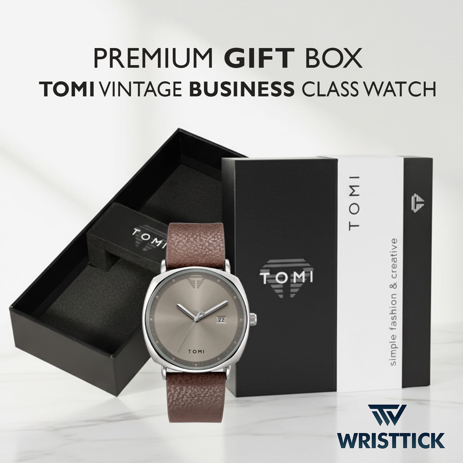 TOMI Vintage Business Class Watch