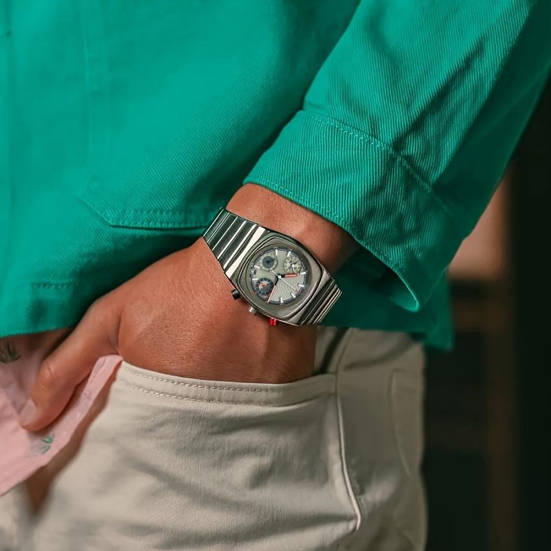 CILOA Retro Emerald Square Quartz Watch