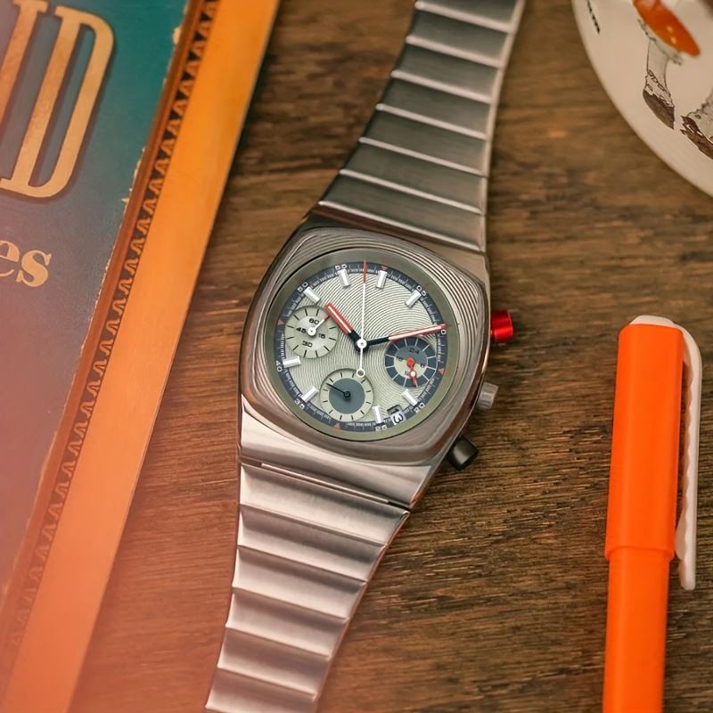 CILOA Retro Emerald Square Quartz Watch
