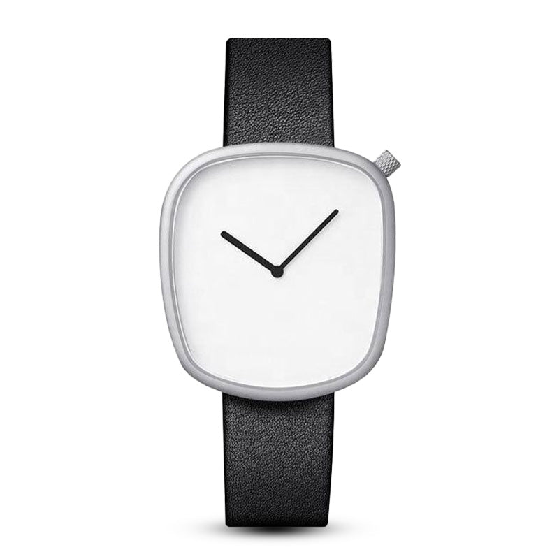 TOMI Classic Leather Strap Watch