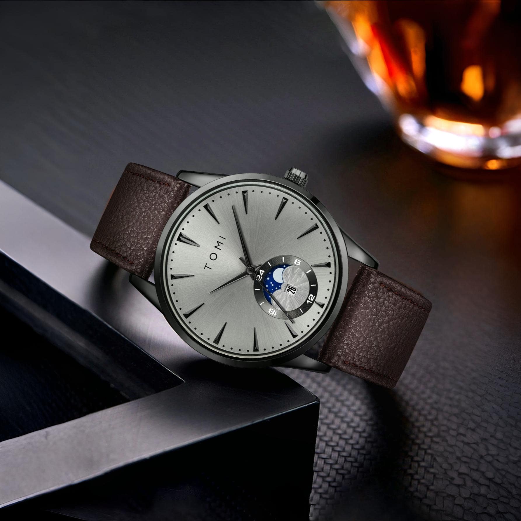 TOMI Business Professional Ultra Thin Watch