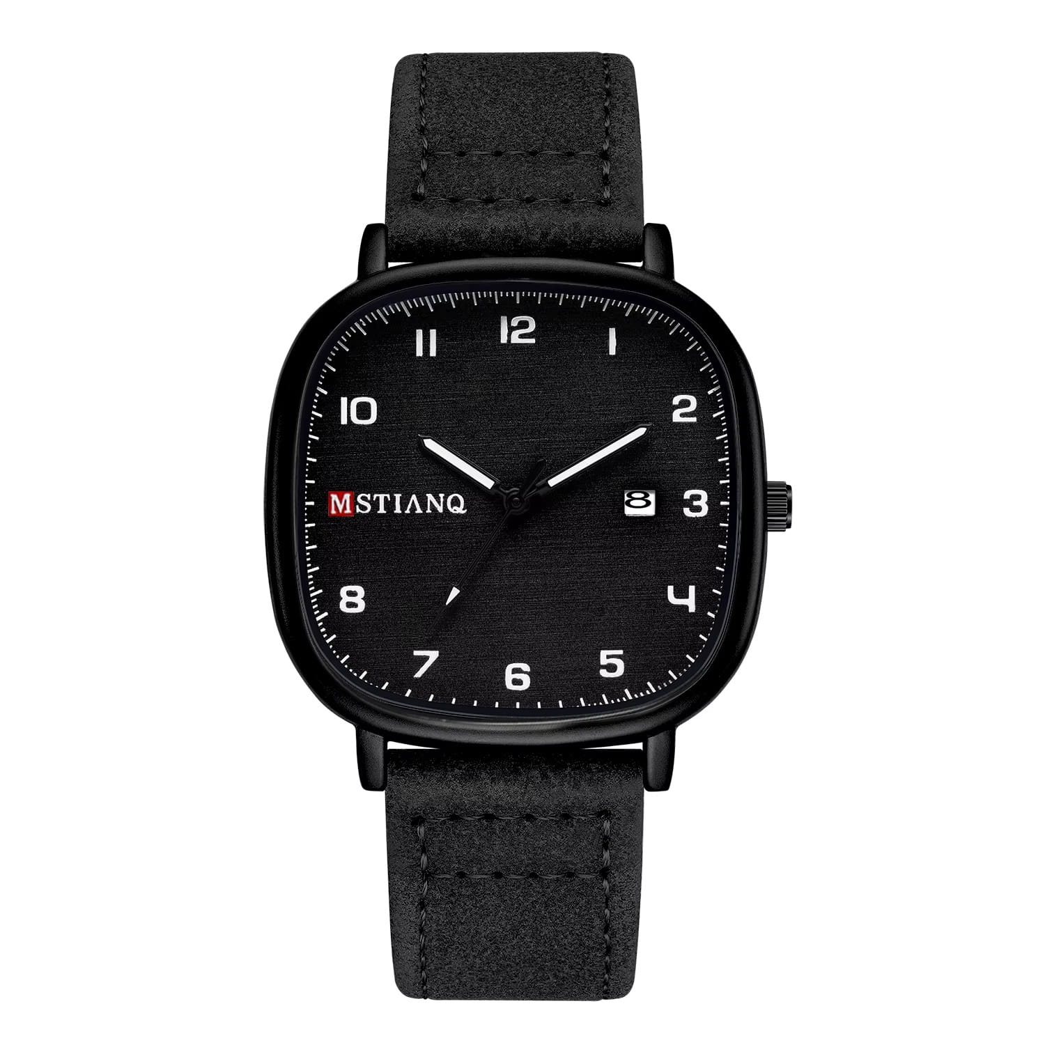MSTIANQ Leather Strap Luxury Watch